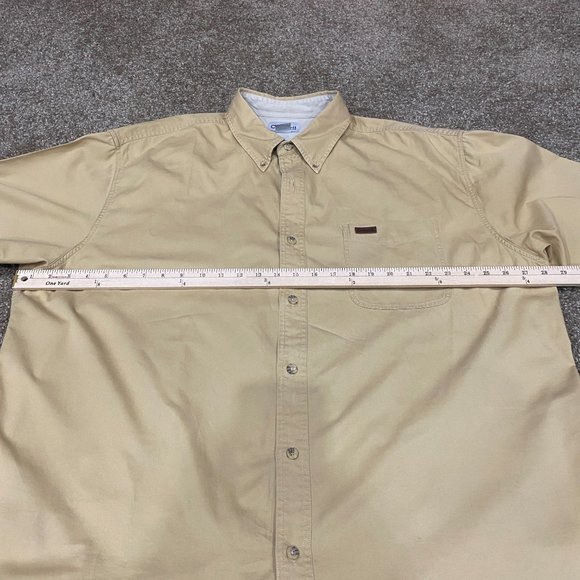 Carhartt Men's Midweight Work Shirt Size 2 XL, XXL, Mustard Yellow, Short Sleeve - Picture 7 of 10